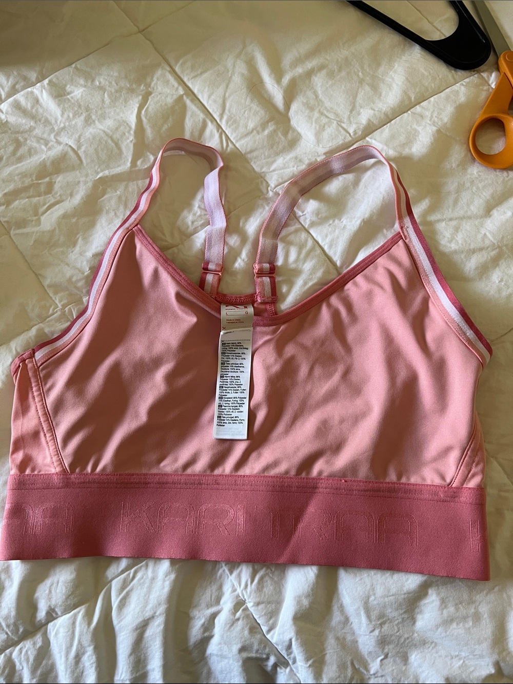 Kari Traa Pink Athletic Bralette Sports Bra